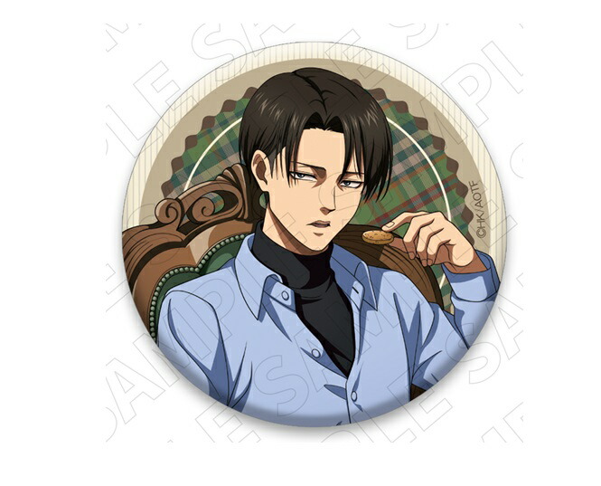 楽天市場】進撃の巨人 キャラバッジコレクション 第3弾 リヴァイ Art