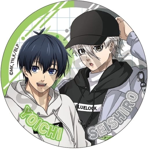 ブルーロック　まるくじ　激推し缶バッジ　当選　抽選　原作　糸師凛　凪誠士郎 推しキャラバッジコレクション／糸師 凛（全8種） | ブルーロック展