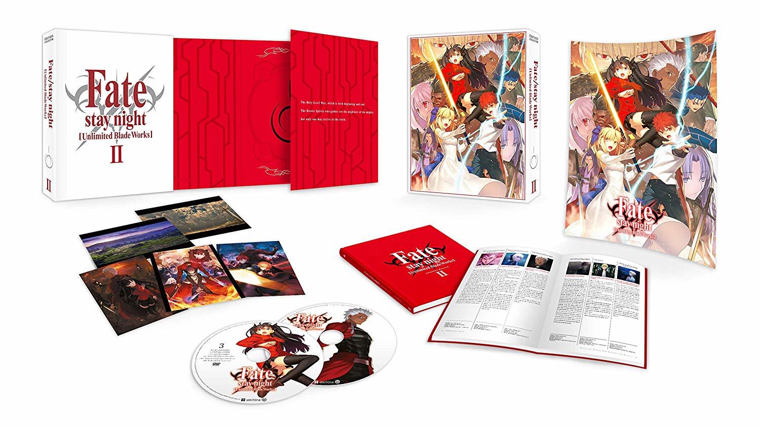 楽天市場 送料無料 Fate Stay Night Unlimited Blade Works フェイト ステイナイト アンリミテッドブレイドワークス コンプリート Dvd Box 2 2 スタジオディーン 奈須きのこ セイバー 衛宮 士郎 ビジュアルノベル ファンタジー アニメ 送料無料 新品 アニメdvd