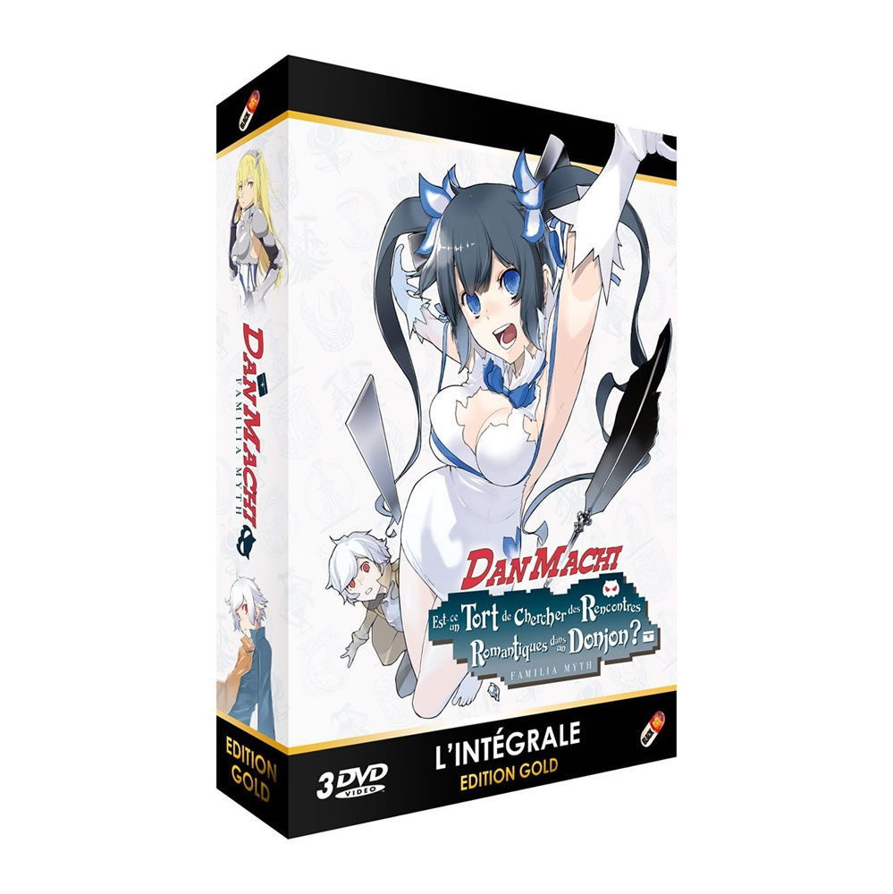 ダンジョンに出会いを求めるのは間違っているだろうか ファミリアクロニクル DVD-BOX 大森藤ノ ダンまち アクション ファンタジー アニメ【新品】画像