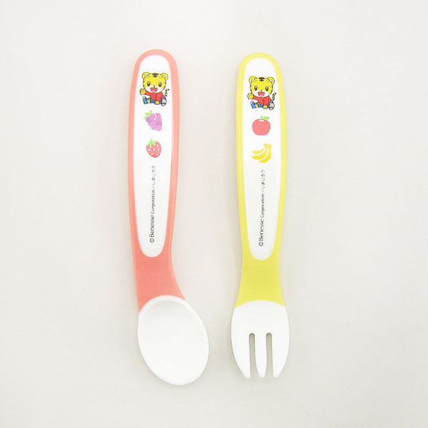 しまじろう　ベビースプーンフォークセット　ベビー用品　送料込み(MCD)＊