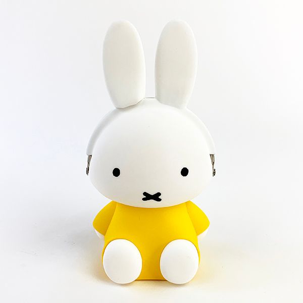 楽天市場】ミッフィー miffy 3Dポーチ がま口 イエロー 小物