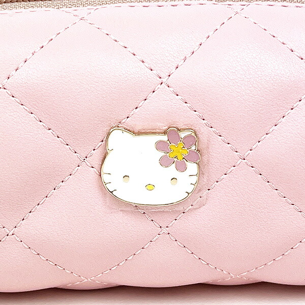 サンリオ　ハローキティ　キルティングカードケース　BlingMe! サンリオ ハローキティ キティ エンジェル ピンク キルティング