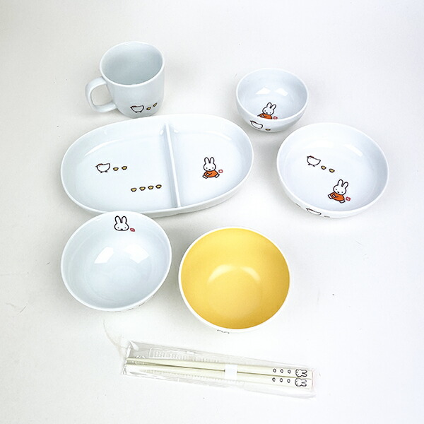 ミッフィー miffy つみつみ食器セット イングレース(ごっこ親子) ギフト 出産祝い 日本製 キャラクターグッズ|ANITTO FRIENDS