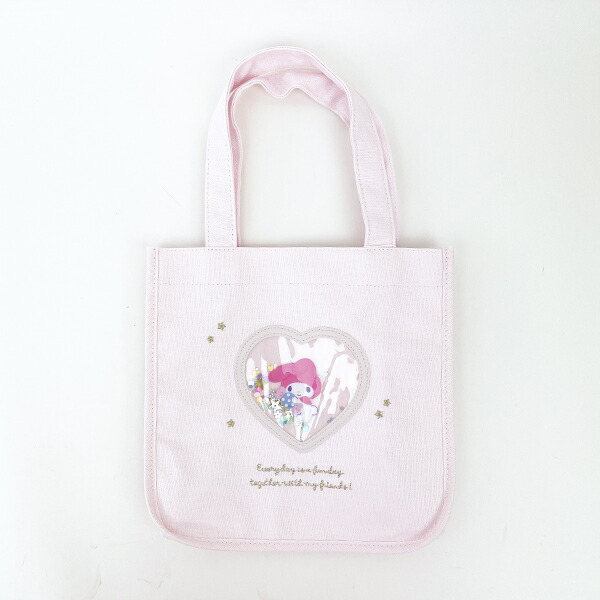 楽天市場】マイメロディ 巾着トートバッグ 赤色 レッド