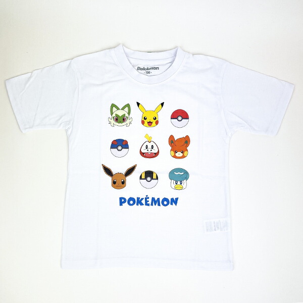 BAPE KIDS ポケモン Tシャツ 110cm ホワイト ポケモン×ア ベイシング エイプ、ベイビーマイロ風ポケモンT