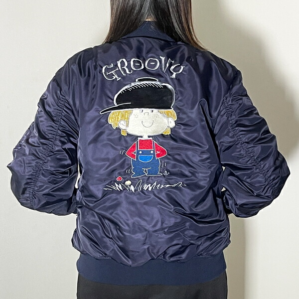 【新品】水森亜土 サムワン トラックジャケット 水森亜土 サムワン トラックジャケット(L) ネイビー×ホワイト