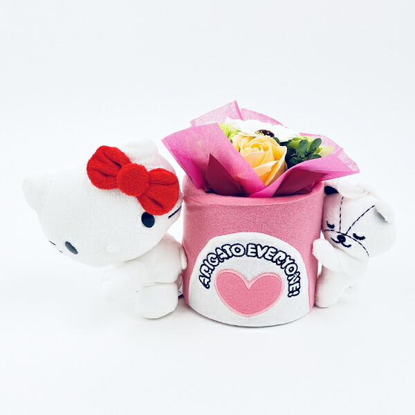ハローキティ 完全受注生産品 ローズドレスぬいぐるみ サンリオ(SANRIO