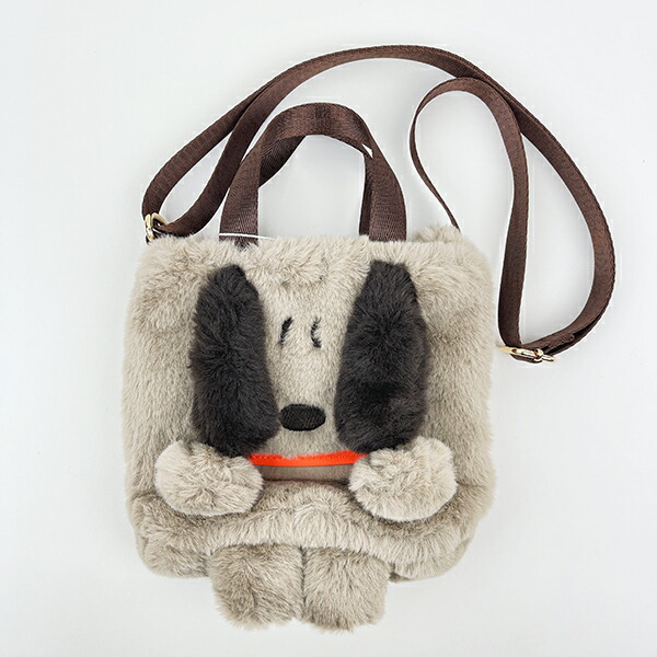 スヌーピー クリプティッド 2WAY ショルダーミニトートバッグ ベージュ SNOOPY