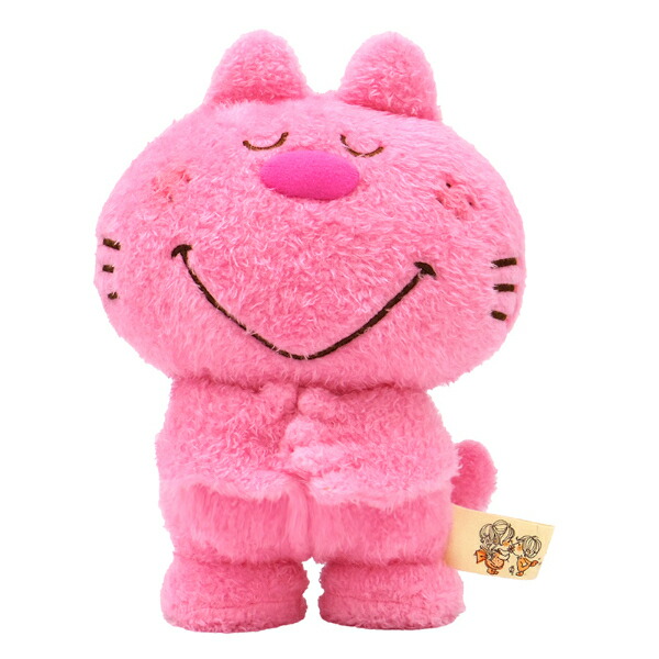 【楽天市場】水森亜土 ぬいぐるみ ねこ S ピンク マスコット 人形 あどちゃん：ANITTO FRIENDS