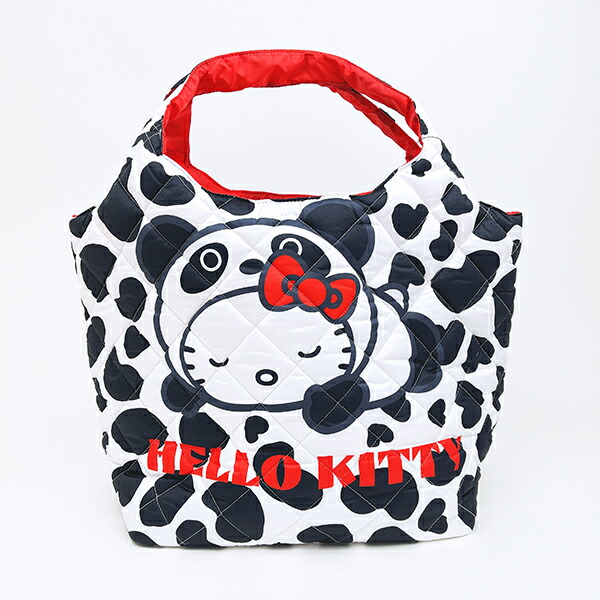 楽天市場】ハローキティ キルティングトートバッグ M 撥水加工