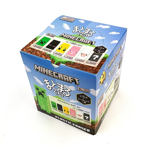 新製品情報も満載 マインクラフト Minecraft 消しゴム まとまるくん 1box60入 マイクラ 文具 学校 オフィス Fucoa Cl