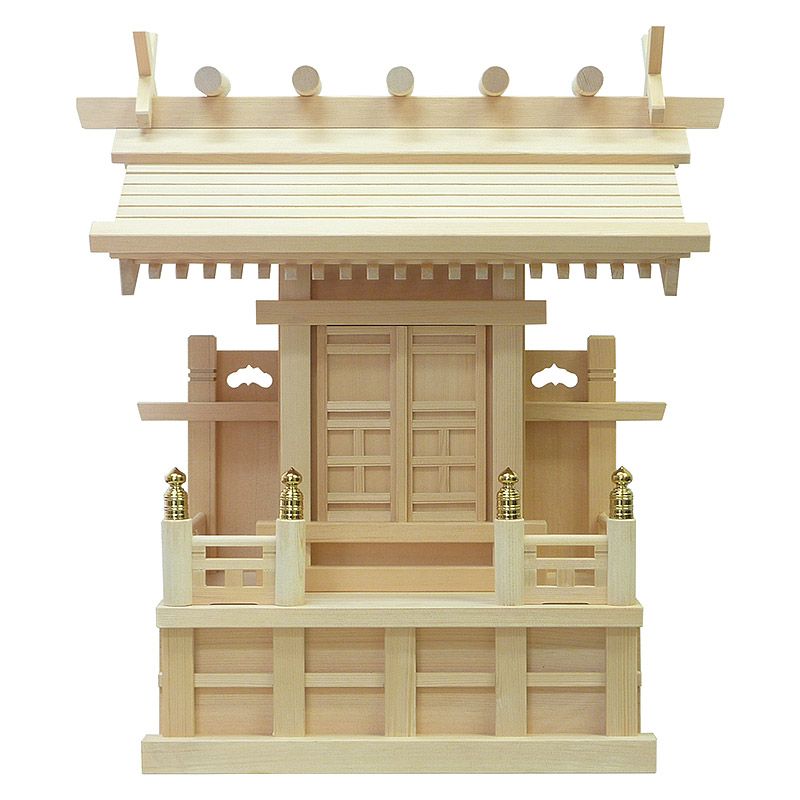 神棚 御前上等神棚 鹿屋野一社(木曽ひのき製)
