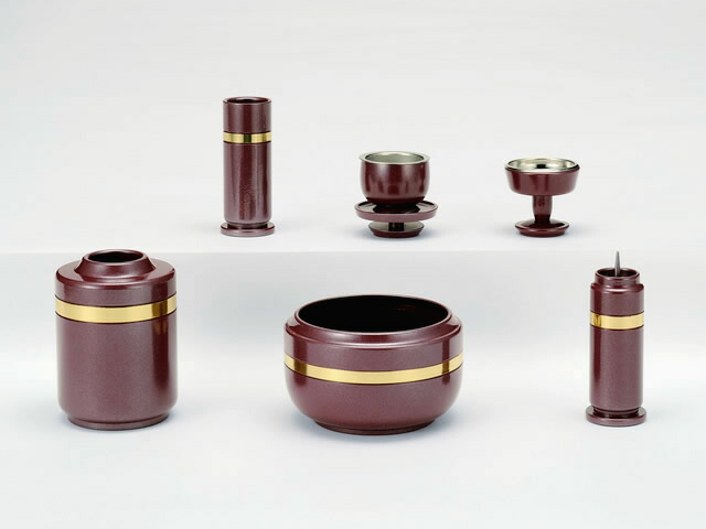 具足セット 仏具セット 【 みのり6具足 3.2寸 】