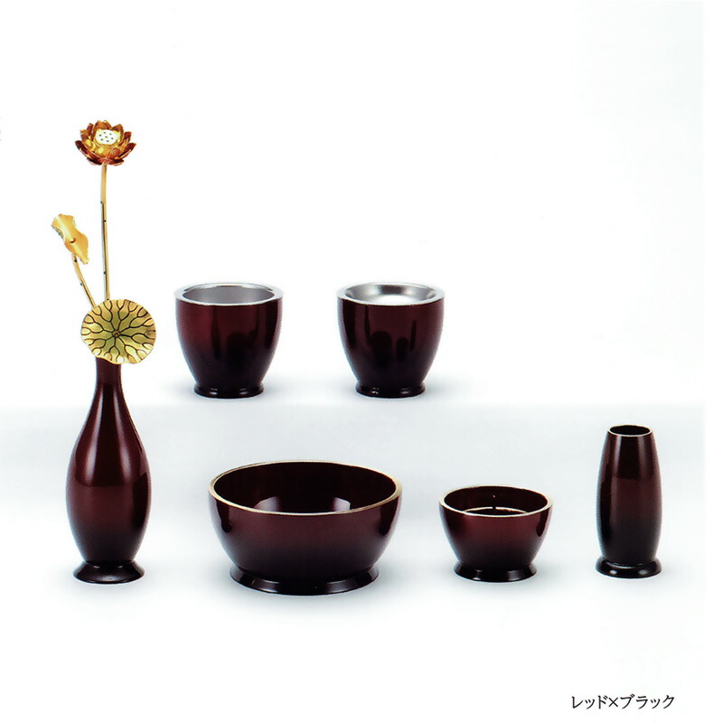 具足セット 仏具セット 6具足 高岡銅器 そろり 専用常花付き