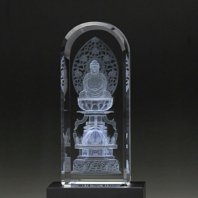 おごそかな雰囲気なクリスタル仏像 db-1-1.jpg