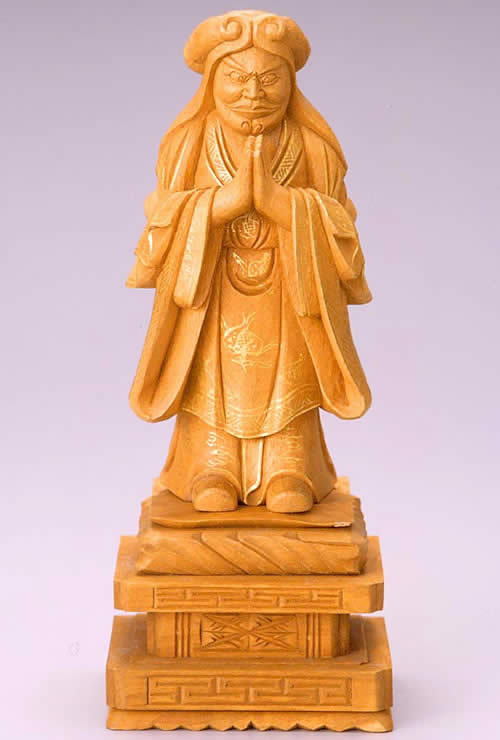 楽天市場】仏像 中山鬼子母神 3.0寸 樟製 【適合宗派：日蓮宗】 : 仏壇