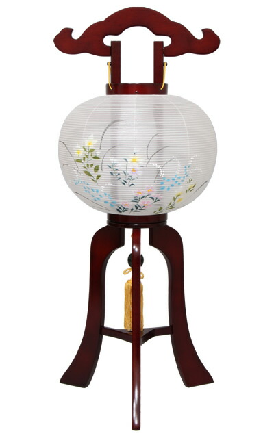 盆提灯 盆ちょうちん 大内行灯 お盆 新盆 初盆 御供 大成 桜色 9号 絹張 LED コードレス HI-972｜仏壇仏具のまごころショップ安伽堂