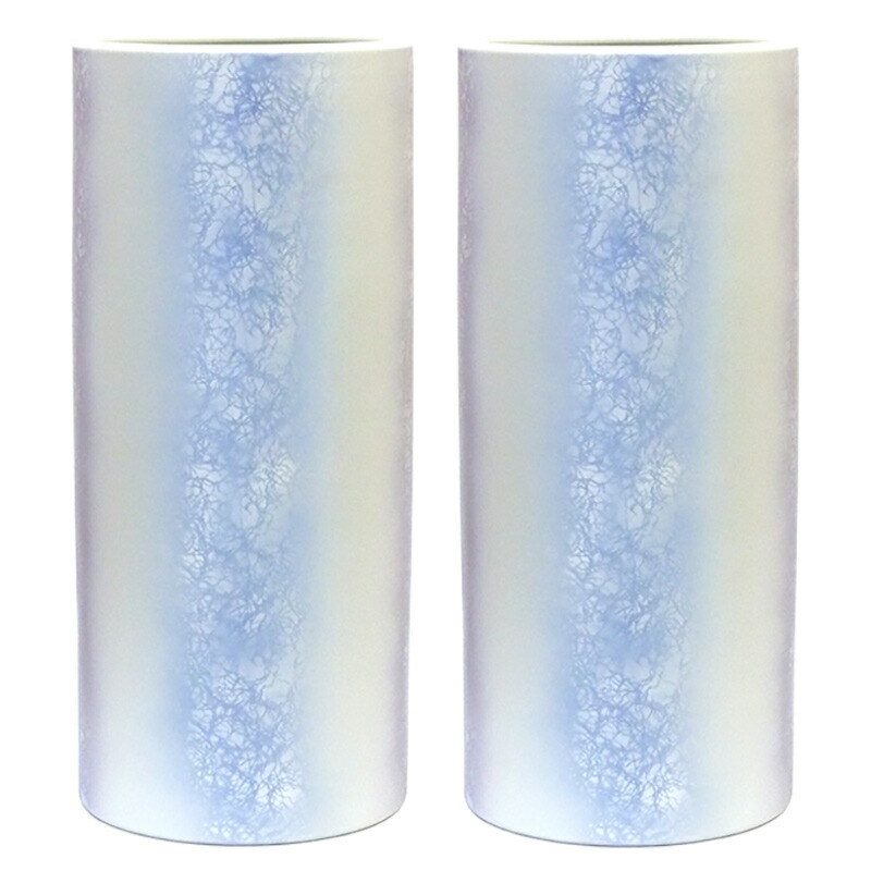 仏壇 花瓶 優九谷焼の高級仏壇仏間用花瓶 一対 です 淡彩色デザインが特徴の重量感と落ち着きのある花瓶です 箔ちらし10号 一対 仏壇用花瓶 仏間用花瓶 仏壇 花瓶