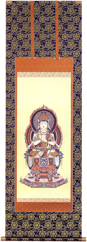 楽天市場】掛軸 仏画 仏間 仏事 床軸 仏間用掛軸 【 真言十三仏