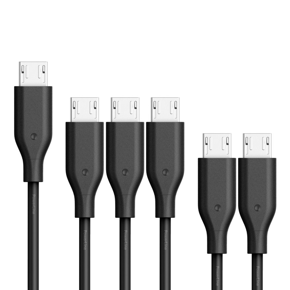 楽天市場 Anker Powerline Ii 3 In 1 ケーブル ライトニングusb Usb C Micro Usb端子対応ケーブル Apple Mfi認証取得 Iphone Xs Xs Max Xr 対応 0 9m ブラック ホワイト アンカー ダイレクト楽天市場店