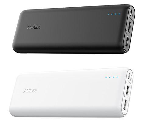 Anker PowerCore 20100 (20100mAh 2ポート 超大容量 モバイルバッテリー) 【PSE認証済/PowerIQ搭載/マット仕上げ】iPhone&amp;Android対応 (ブラック)