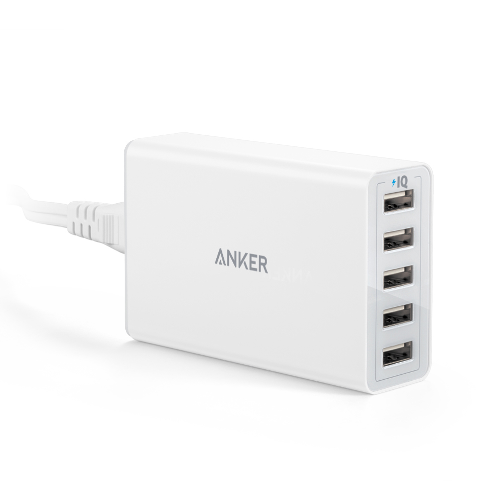 楽天市場 Anker Powerport 5 40w5ポート Usb急速充電器 Acアダプタ Poweriq搭載 最大出力8a アンカー ダイレクト楽天市場店