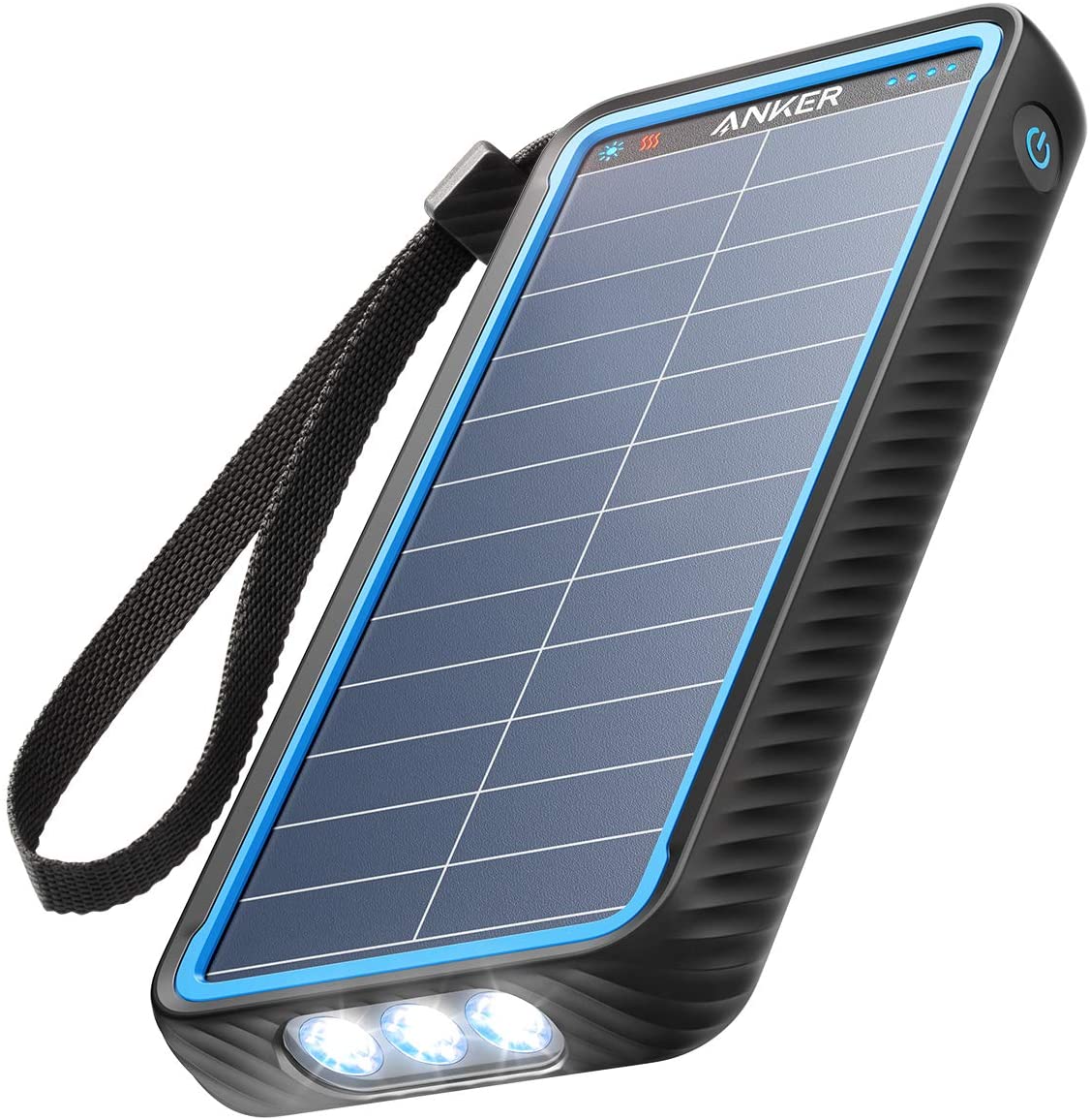 シルバー/レッド Anker 625 Solar Panel (100W)【ソーラーパネル