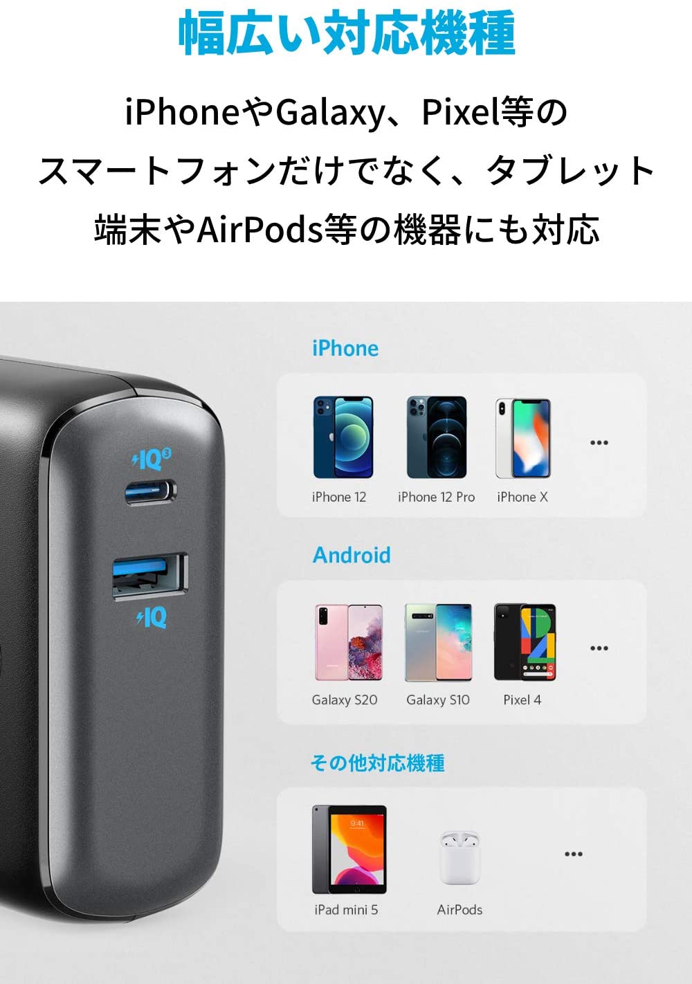 Anker PowerCore Fusion 10000 (9700mAh 20W PD モバイルバッテリー