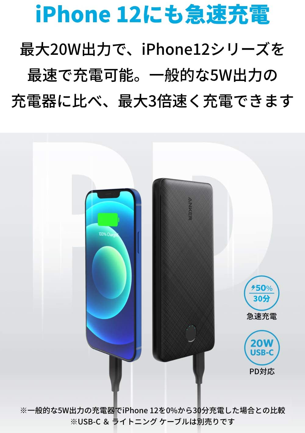 Anker Powerline Lll Usb C Usb A 2 0 ケーブル 3 0m ブラック Usb C ケーブルの製品情報