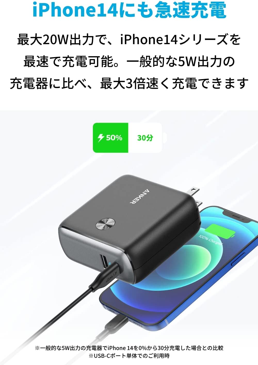 Anker PowerCore Fusion 10000 (9700mAh 20W PD モバイルバッテリー