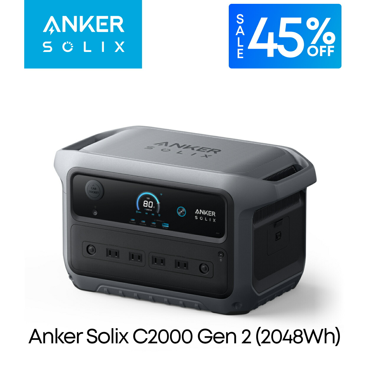 楽天市場】Anker Solix PS400 Dual Portable Solar Panel 両面発電