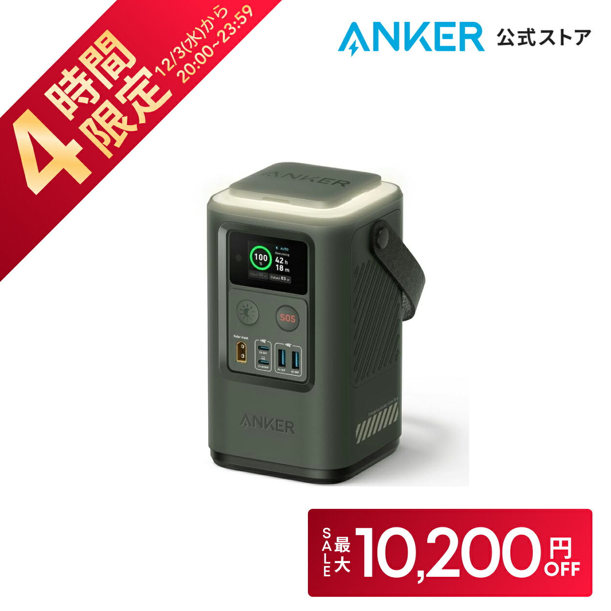 楽天市場】Anker PowerHouse 90 88Whポータブル電源 小型 ポータブル