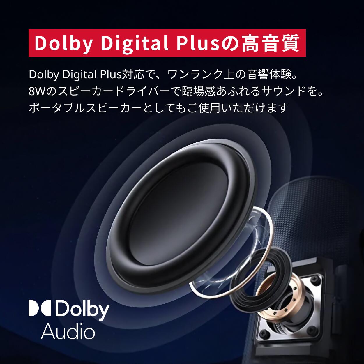 CAPSULE. CORPORATION. スピーカー フラットパネルデザイン ankerdirect_d2425