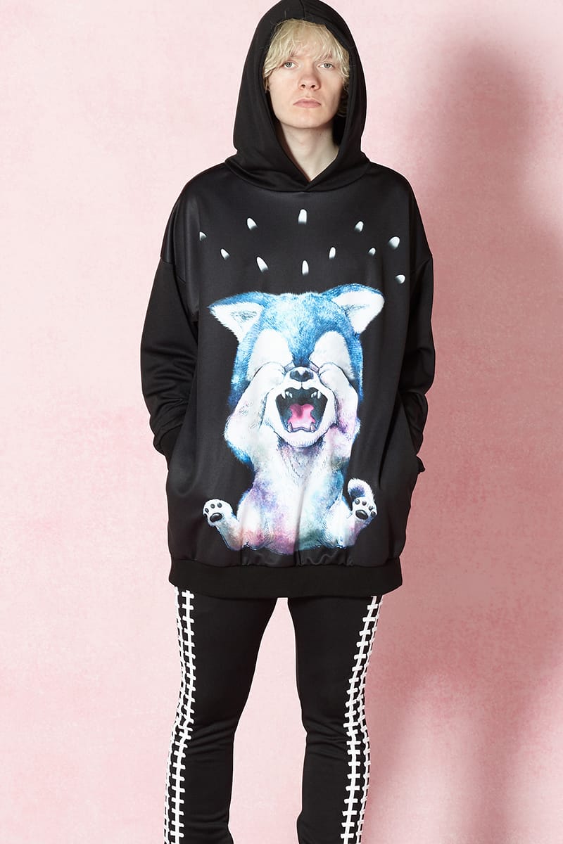 Ankorock アンコロック パーカー メンズ プルオーバー レディース ユニセックス 服 ブランド 長袖 ロング丈 プルパーカー プリント イヌ 犬 かわいい 大きいサイズ ビッグシルエット オーバーサイズ 黒 ブラック 動物 シベリアンハスキー Dailygazipuronline Com