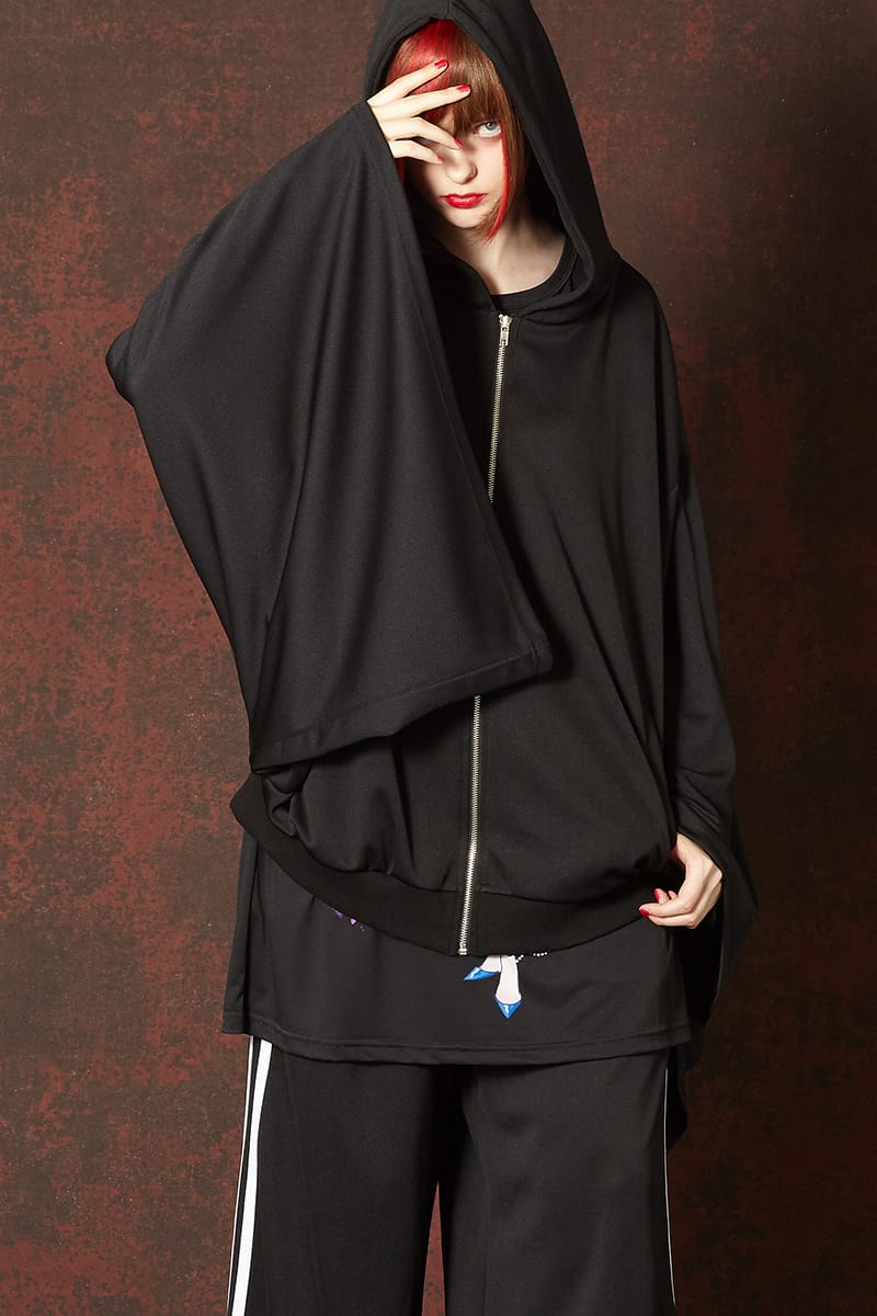 即発送可能 楽天市場 Ankorock アンコロック パーカー メンズ ジップパーカー レディース ユニセックス 服 ブランド 着物袖 キモノ袖 総柄 ショート丈 総柄 プリント ジップアップパーカー 大きいサイズ ビッグシルエット オーバーサイズ 黒 ブラック 天使 折れた翼