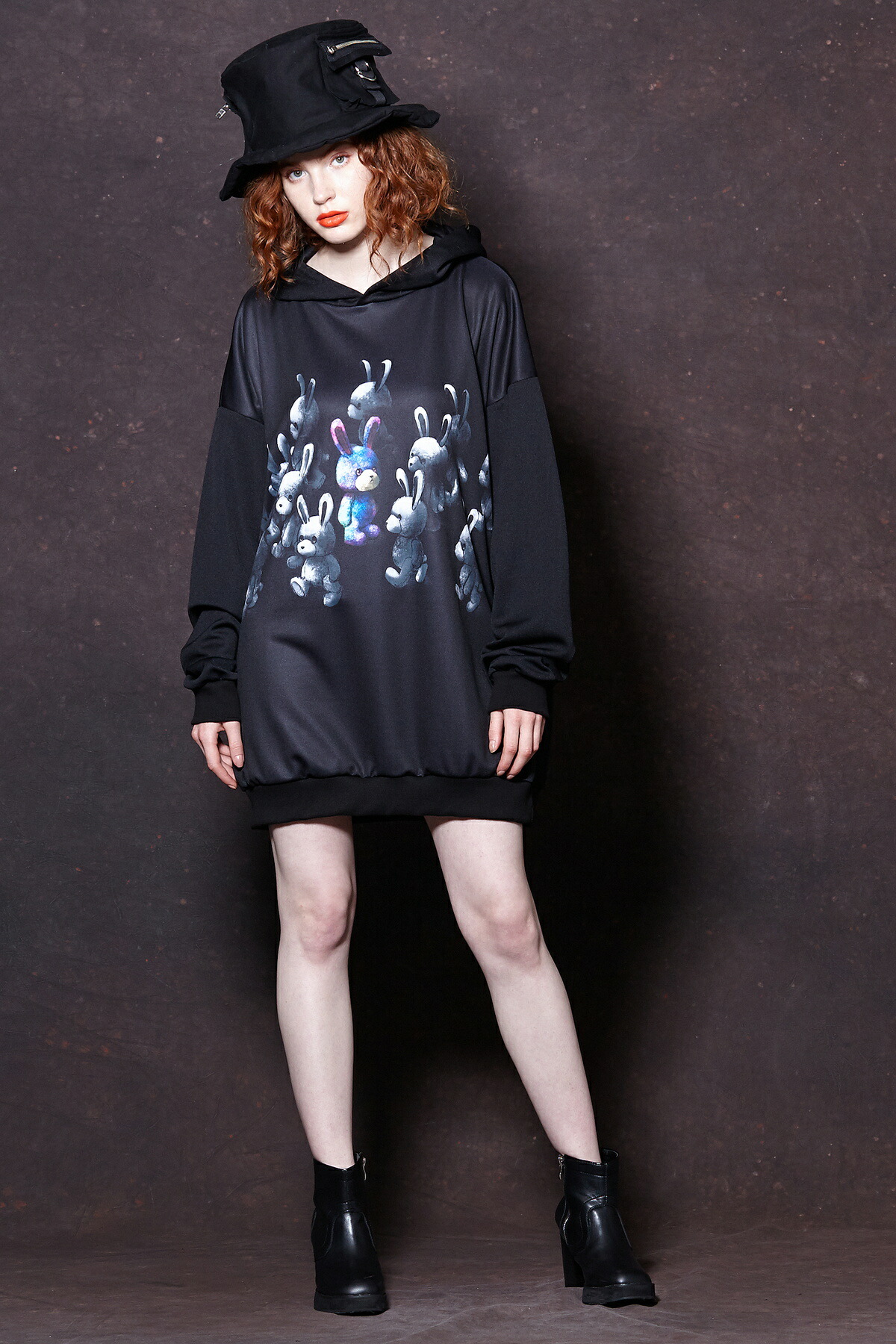 ロングスリーブ アンコロック ユニセックス 服 ブランド Ankorock メンズ Ankorock 原宿系 トップス マイノリティウサギ トップス Ankorock 衣装 派手 個性的 服 レディース パーカー ファッション