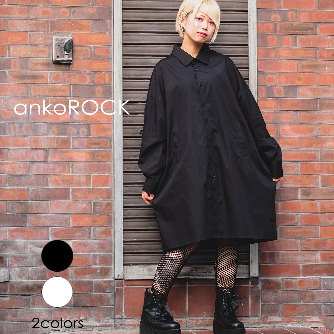 世界的に有名な ankoROCK アンコロック シャツ レディース オーバー 