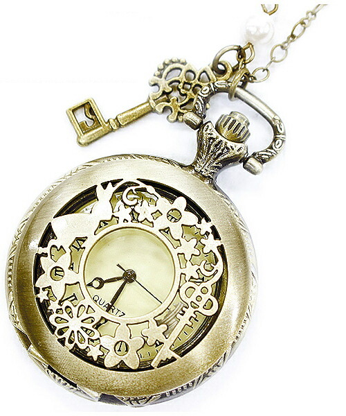 楽天市場】「不思議の国のアリス」ロング・ネックレス 正装したうさぎ