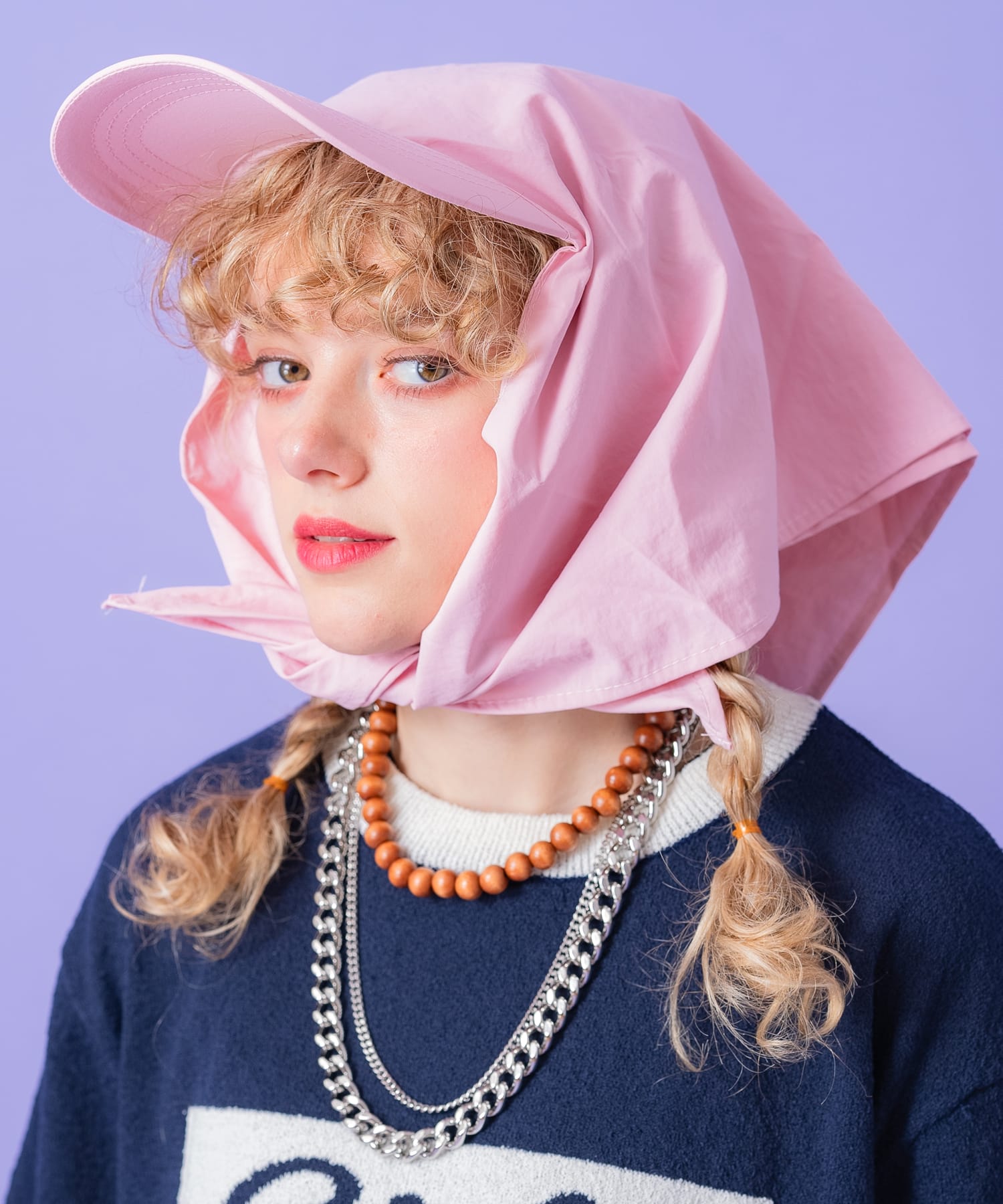 美品 KIJIMA TAKAYUKI デタッチャブルスカーフ6パネル キャップ KIJIMA TAKAYUKI（キジマ タカユキ）の「KIJIMA TAKAYUKI