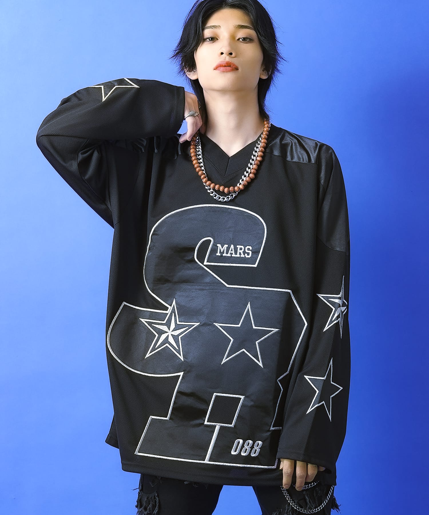 楽天市場】a.p.o.v. ビッグプリントストライプ柄メッシュホッケー