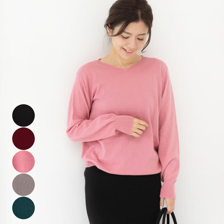 楽天市場 レディース ファッション ゆったり 40代 30代 秋冬 カジュアル きれいめ ナチュラル ニット シンプル 無地 着回し ハイゲージセーター プチプラ アンルル