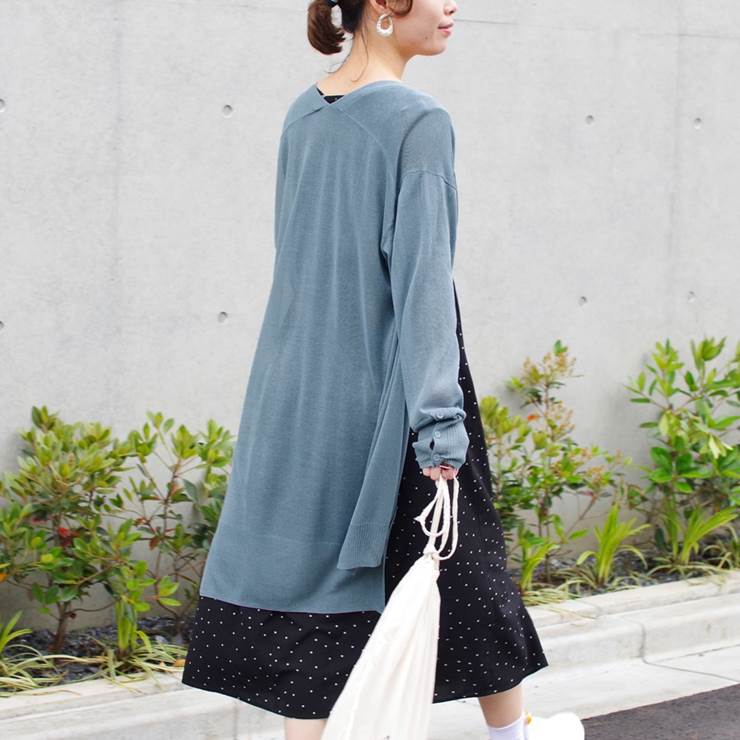 楽天市場 カーディガン レディース 春 夏 ボタンなし ファッション ロングカーディガン 羽織り 薄手 シースルー シアー 冷房対策 体型カバー 30代 40代 プチプラ アンルル