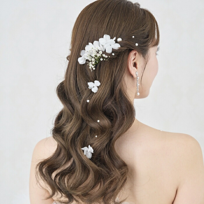 【成年者好いたらしいフラワーヘッドドレス】枝添え物 枝 ヘッドコサージュ ビジュー 御芽出度 お嫁さん 御芽出度 御芽出度添え物 御芽出度添え物 添え物 外国で挙式 寄り合い 品目 御召しもの 和装 髪飾りつけ