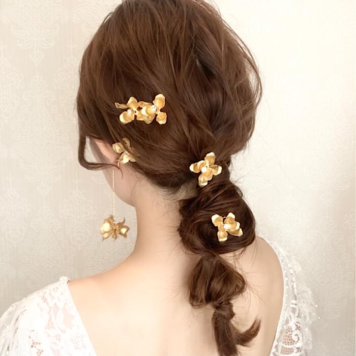 【御花動機が好いたらしい】枝添え物 枝 ヘッドコサージュ ビジュー 御芽出度 お嫁さん 御芽出度 御芽出度添え物 御芽出度添え物 添え物 外国で挙式 寄り合い 品目 御召しもの 和装 髪飾りつけ