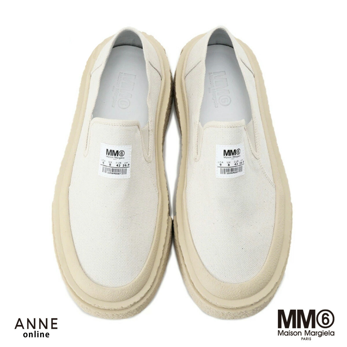 楽天市場】エムエムシックス メゾンマルジェラ スニーカー モカシン