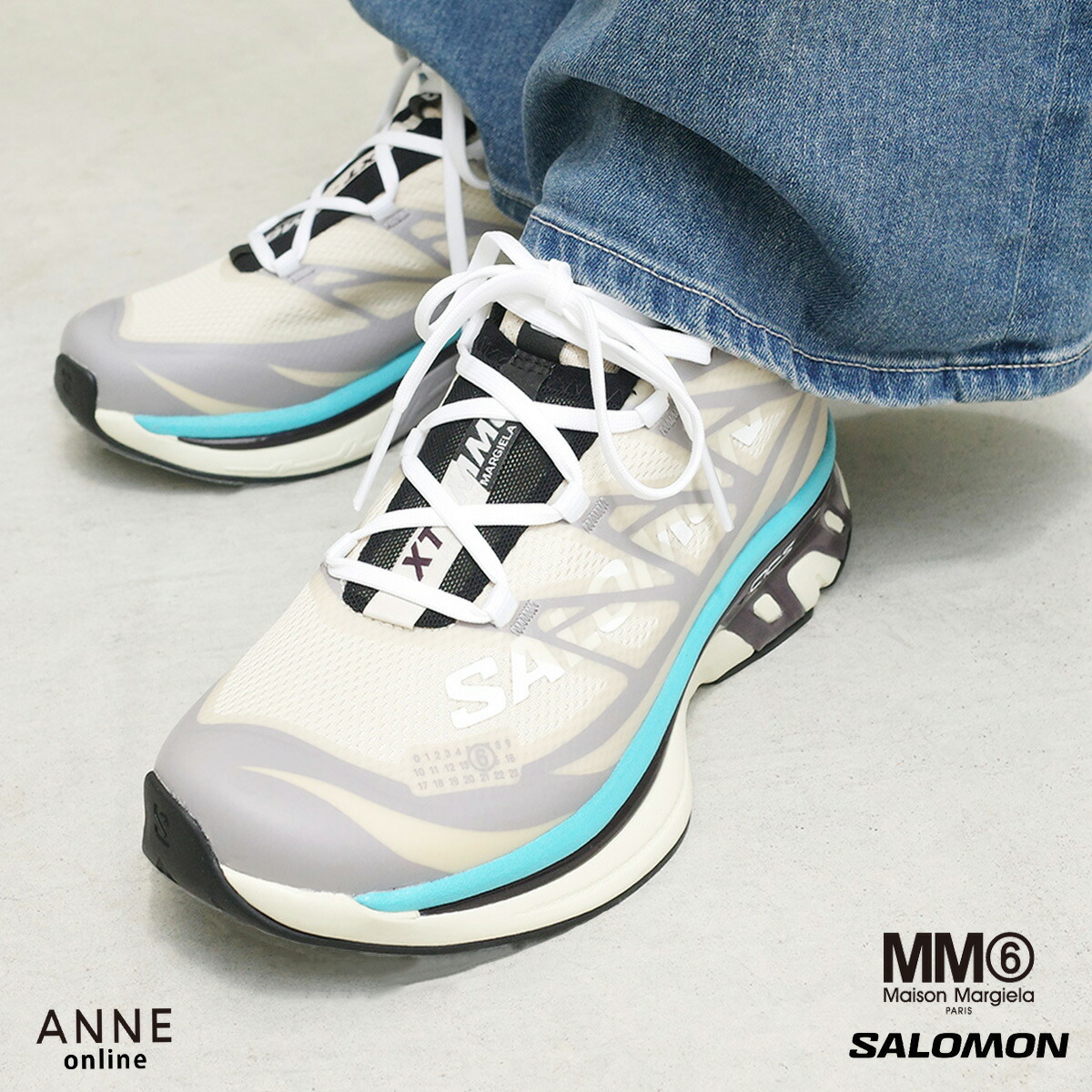 【★尖んがり20倍客体★】 MM6 メゾンマルジェラ SALOMON XT-MM6 │ パネルメッシュスニーカー 靴 maisonmargiela スニーカー サロモン Salomon 共同研究 軽さ 今めかしい シューズ 通気性 テック系