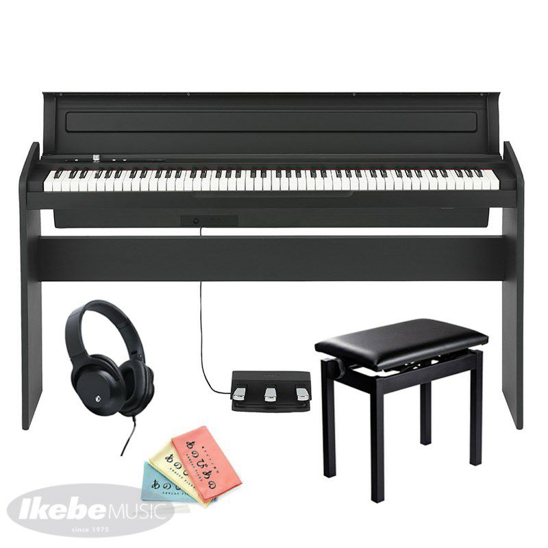 KORG（コルグ） LP-180 BK 純正高低自在イスPC-300BKセット ピアノ