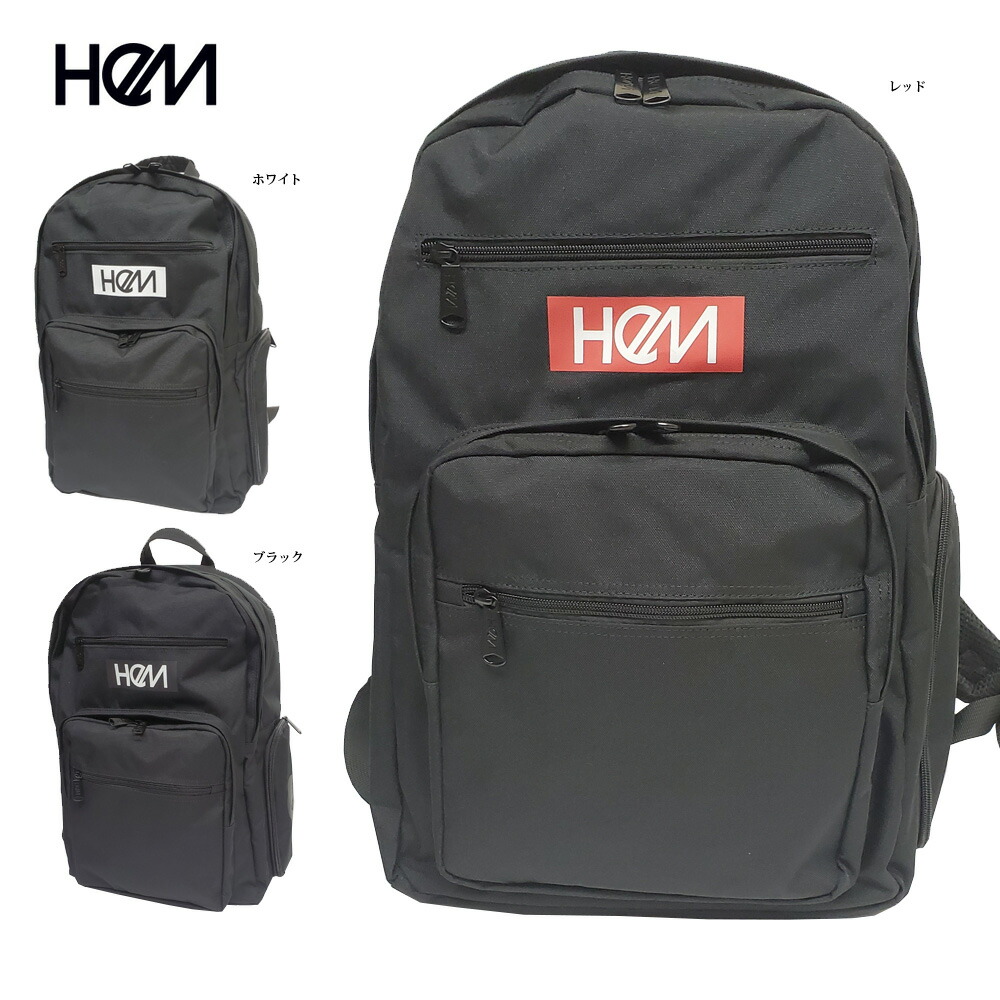 HeM ヘム 30リットル ジアデイパック バックパック リュック リュックサック デイパック 旅行バッグ アウトドア ブラック 黒 はっ水 ブランド メンズ ユニセックス キャンプロゴ かっこいい 女子 男子 男女兼用 高校生 バック｜Anne Gee 7,732円