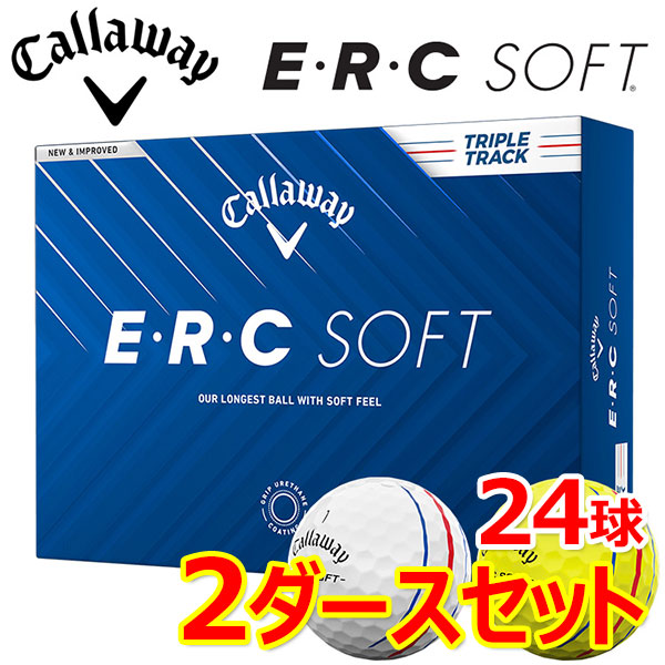 【お買い出しマラソンMAX3,500円OFF引き換え証振りだし中!!法的有効性継続期間：5/9(土)20:00～5/16(土)01:59迄】【2十二仕掛ける】まとめ買い キャロウェイ ERC ホンブルグ帽 ゴルフどんぶり鉢 2十二 24球入り口・入口 日本置き目品 2025模範例 CALLAWAY ERC SOFT GBDSET ゴルフ-スポーツ・アウトドア-ボール
